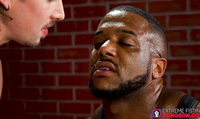 Handsome Jack Hunter double fisted in hardcore three way