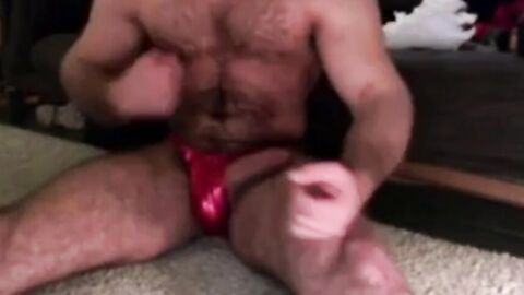 Hairy Big Dick Muscle & Dick play ( No cum )