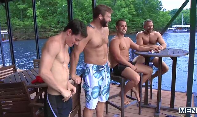 Stepson interchange - Dirk Caber and Luke Adams caboose Lovemaking