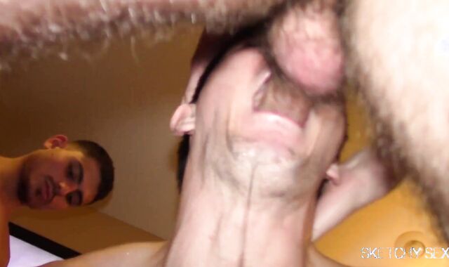 You could hear the cum swirling in his mouth all night