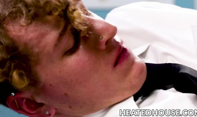 Intense bareback session fulfills doctor patient desires