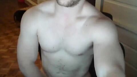 Cute Muscled Stud Jerks Off & Cums for Me on Cam