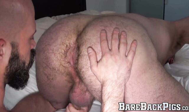 Bareback time for jocks Bryan Knight and Mickey Carpathio