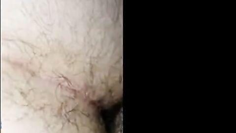 POV hairy chub bottom getting fucked not by daddy in hallway