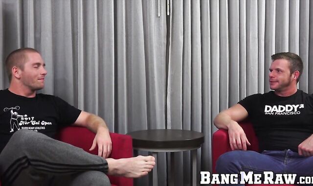 Mach rides huge dick raw after being throat fucked hard