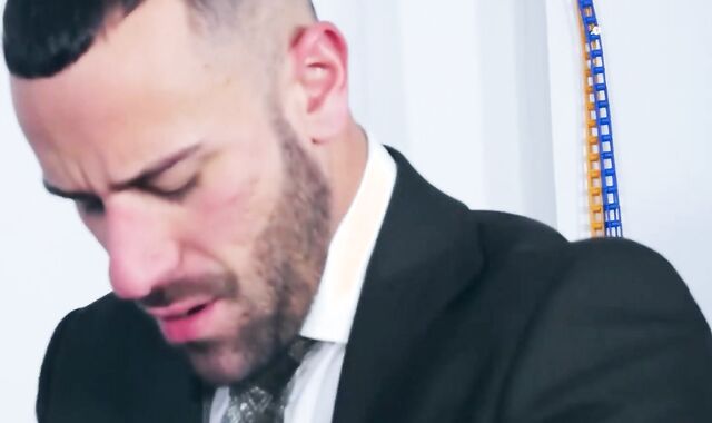 Inked hunk Dani Robles railed hard by coworker Gustavo Cruz