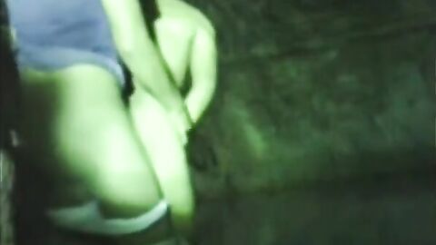 Twinks fuck bareback in a cave