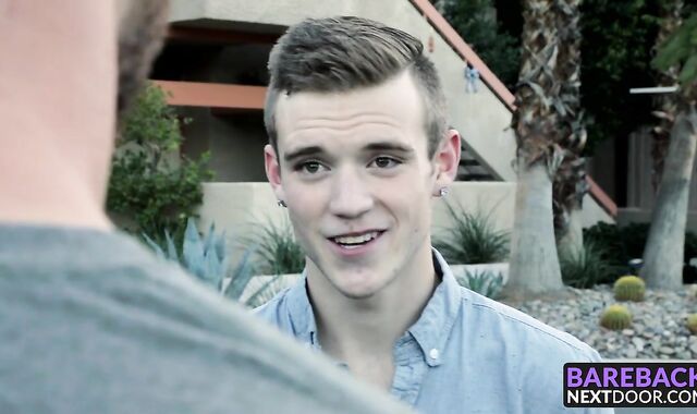 Cute young man gets his butt hole devastated in threesome