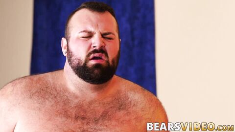 Bear stud takes a dick inside of his tight little butt hole
