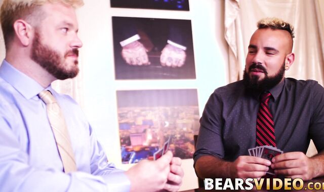 Chubby and hairy bear Luis Vega fucked by hunky John Thomas