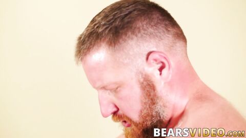 Bears Ronan Delaney and Russell Tyler suck and bare fuck