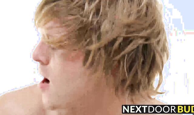 Joey dousing Morgan with a months worth of pent up loads