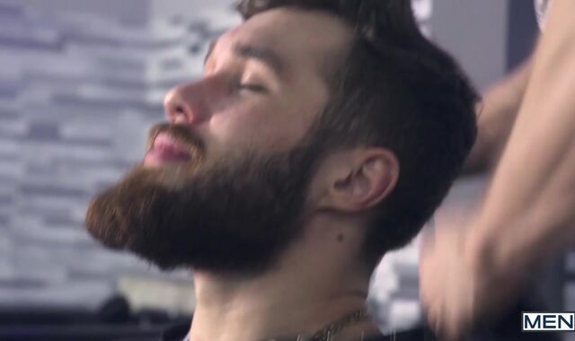 butt Controller - Ethan Pursue & Morgan Blake Facial Cumshot nail