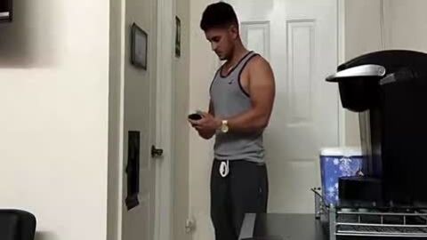 one more Fit, Suspended Latino Visits The Gloryhole