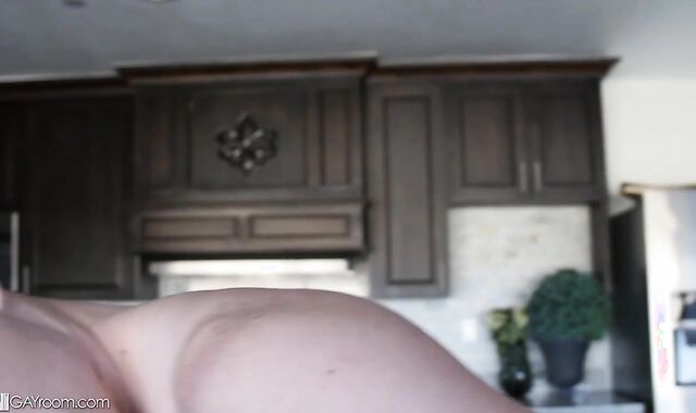 GayRoom: Shane Jackson leans to get plumbed