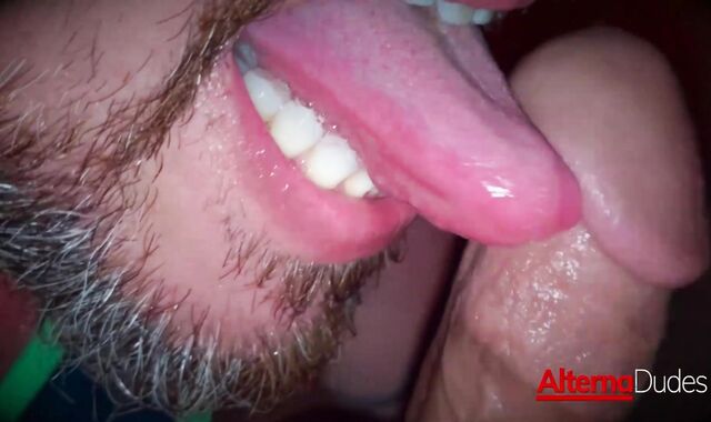 AlternaDudes - Thick ballsack testicles Stud Criss sucky-sucky jizm