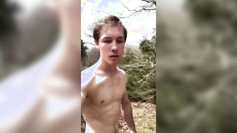 I have to masturbate in the park, since my parents are always at home. Sad(