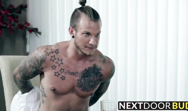 High stakes poker takes a sexual turn between the guys