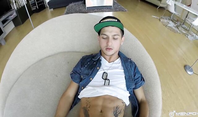 GayRoom: Antonio Paul deepthroating Davey Anthony