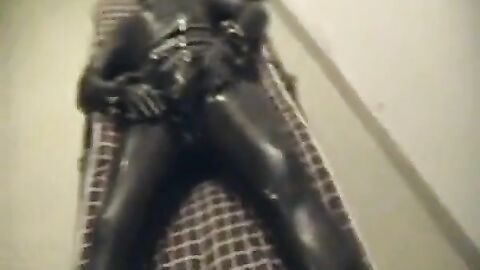 Rubberboy in Bondage for the night