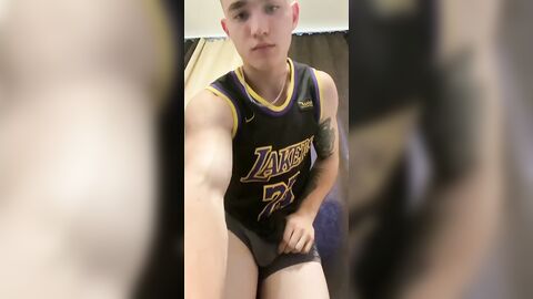 Decided to jerk off after basketball practice