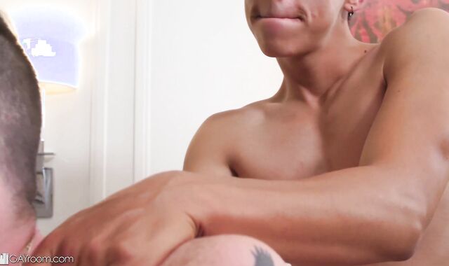 GayRoom - Nick Milani stroking Chase Vallon