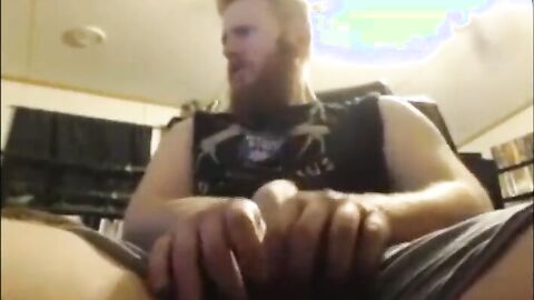 Big Dick Ginger Shoots Out A Massive Load