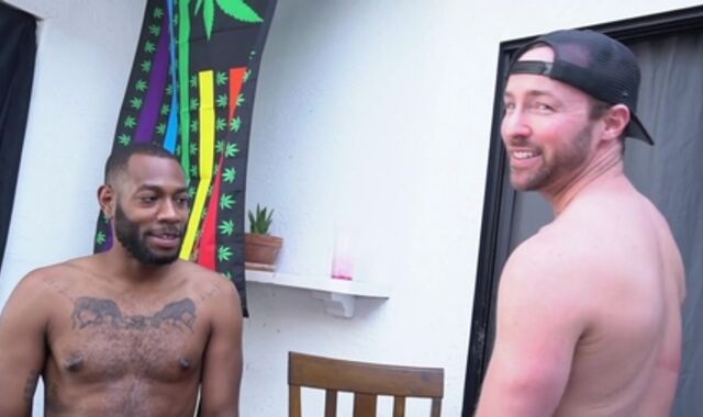 ManUpFilms: Homosexual Alex Hawk jacking August large man meat