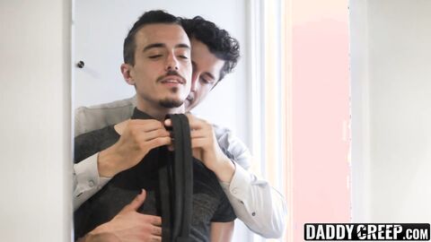 Stepdaddy helped me prepare for my interview with a hot fuck