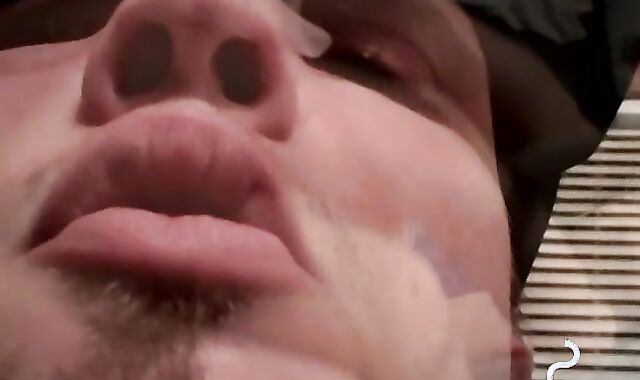 Intense smoking pleasure with captivating Drac and Nolan