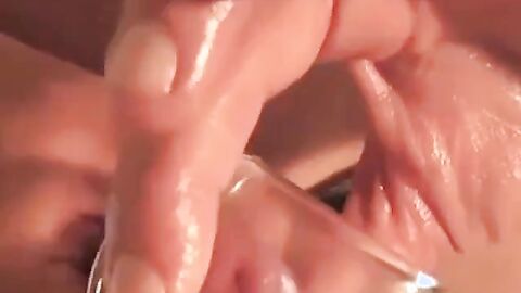 Cock closeup twitching and cuming compilation