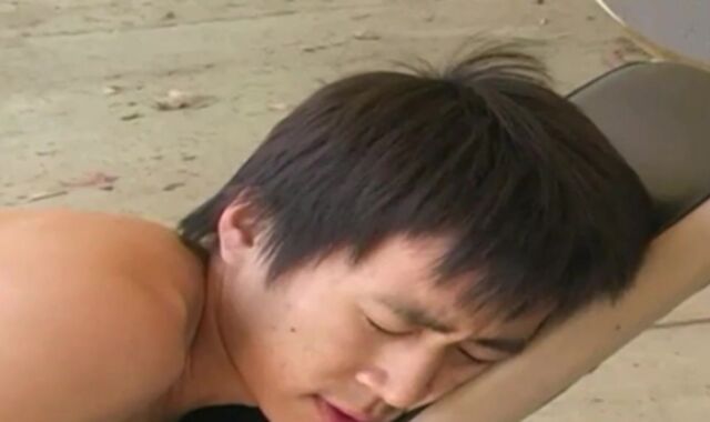 GayAsianNetwork - Brian Toyoda ass fucking plumbed outdoors