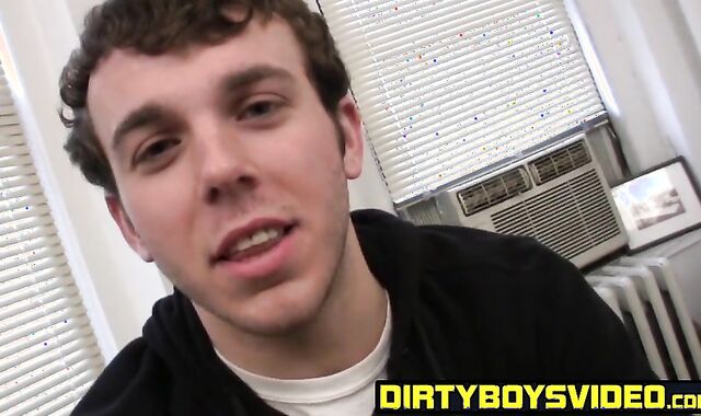 Charming homo Antonio does solo masturbation session for fan