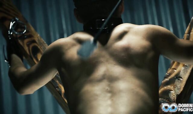 FetishMen - Humid Odin Strokes gagging & Brian Bonds in dungeon space