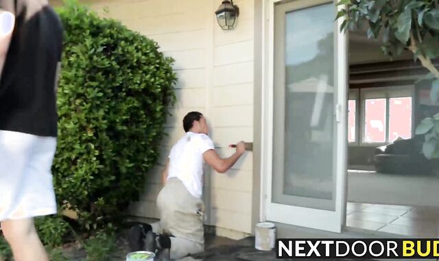 Horny hunks get naughty with blowjobs and drilling