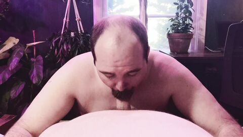 trendy Moustache Dad gets Pumped Utter Of trouser snake By Bearded Bubba Teddy Then Masturbates And Deep Faceholes The cum Out Of His pink cigar