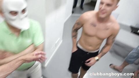 ClubBangBoys: Tough hand job in company with gay