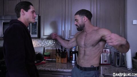 ManUpFilms - Super supah-steaming homo Ricky Larkin rushes rough nailing