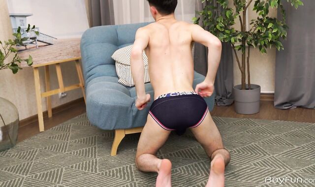 BoyFun - Oleg Dostoevskii in shorts excellent fuck at the audition