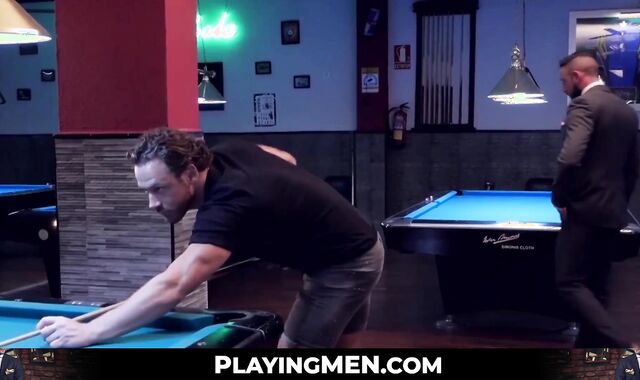 Men in suits connect in the club for some profound buttcentric sex