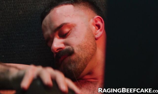 Muscle jock teddy torres bred and drilled hunk bot Edward