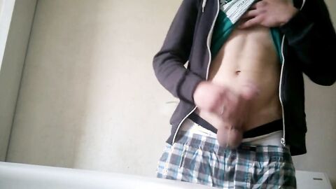 hot cuming in two Boxers, mal wieder geill gewichst