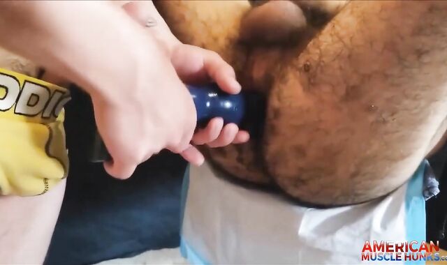 AmericanMuscleHunks: Cock-squeezing Joe and Randy anilingus