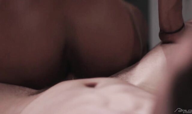 FalconStudios.com - Ebony AJ Sloan kissing each other
