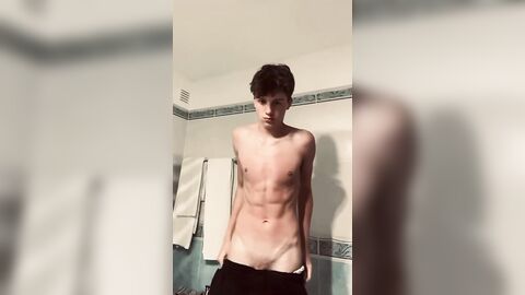 French teen jerking