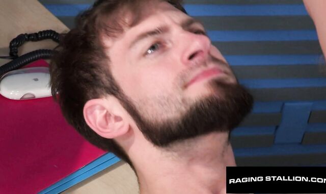 unshaved Employee Pranks Otter Boss N'acquires Inserted For It