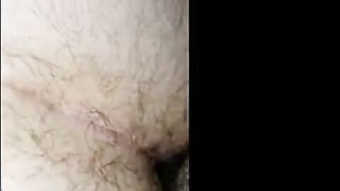 POV hairy chub bottom getting fucked not by daddy in hallway