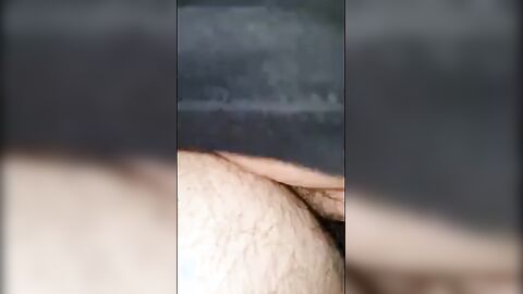 POV hairy chub bottom getting fucked not by daddy in hallway