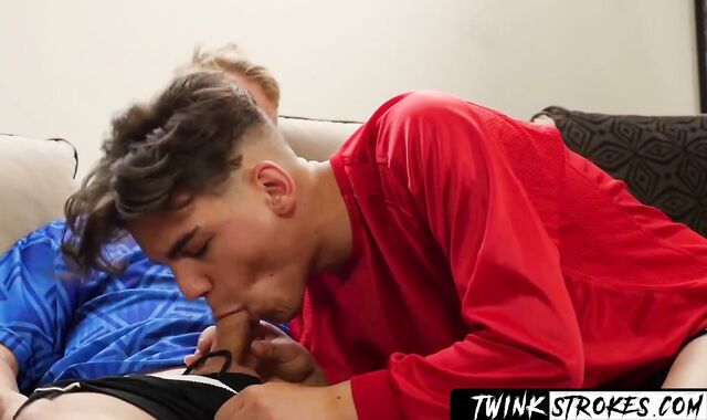 Charming Isaac Esteban pounded doggystyle crude by training pal