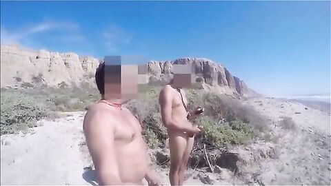 Bronha com primo hetero na praia parte 2